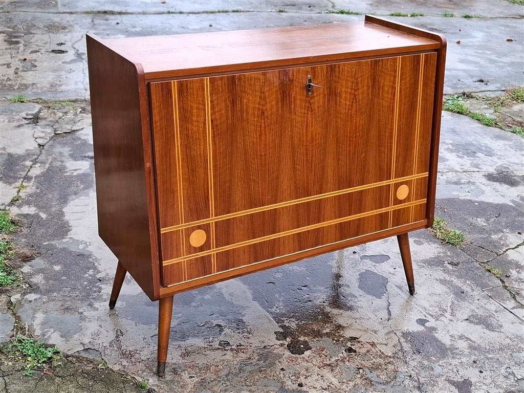 Wandkastje '60s ( Retro/Vintage/Design ), Huis en Inrichting, Kasten | Wandmeubels, Ophalen, Gebruikt, Minder dan 150 cm, Minder dan 100 cm