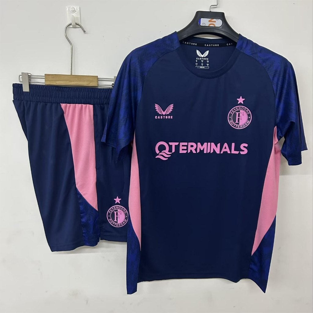 Feyenoord Training Tenue Setje Trainingspak Blauw Roze, Overige kleuren, Nieuw, Overige maten, Ophalen of Verzenden