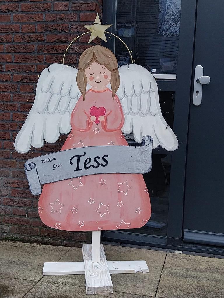 Gratis geboortebord, Ophalen, Gebruikt