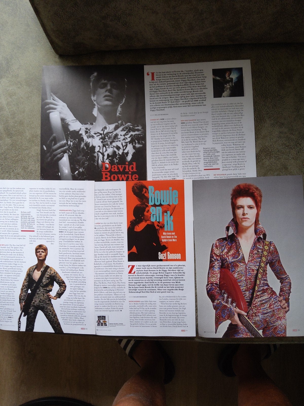David Bowie: Van stardust tot superstar, Verzamelen, Ophalen of Verzenden, Zo goed als nieuw, Boek, Tijdschrift of Artikel
