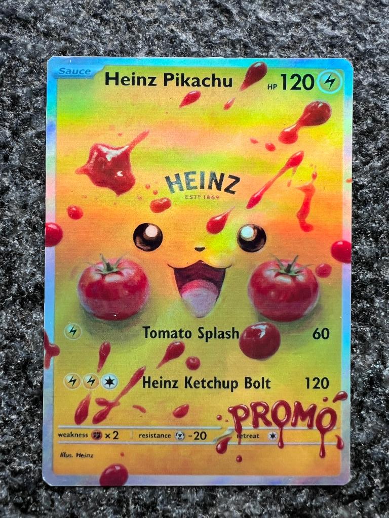 Pokemon Heinz Pikachu promo kaart, Verzenden, Nieuw, Losse kaart