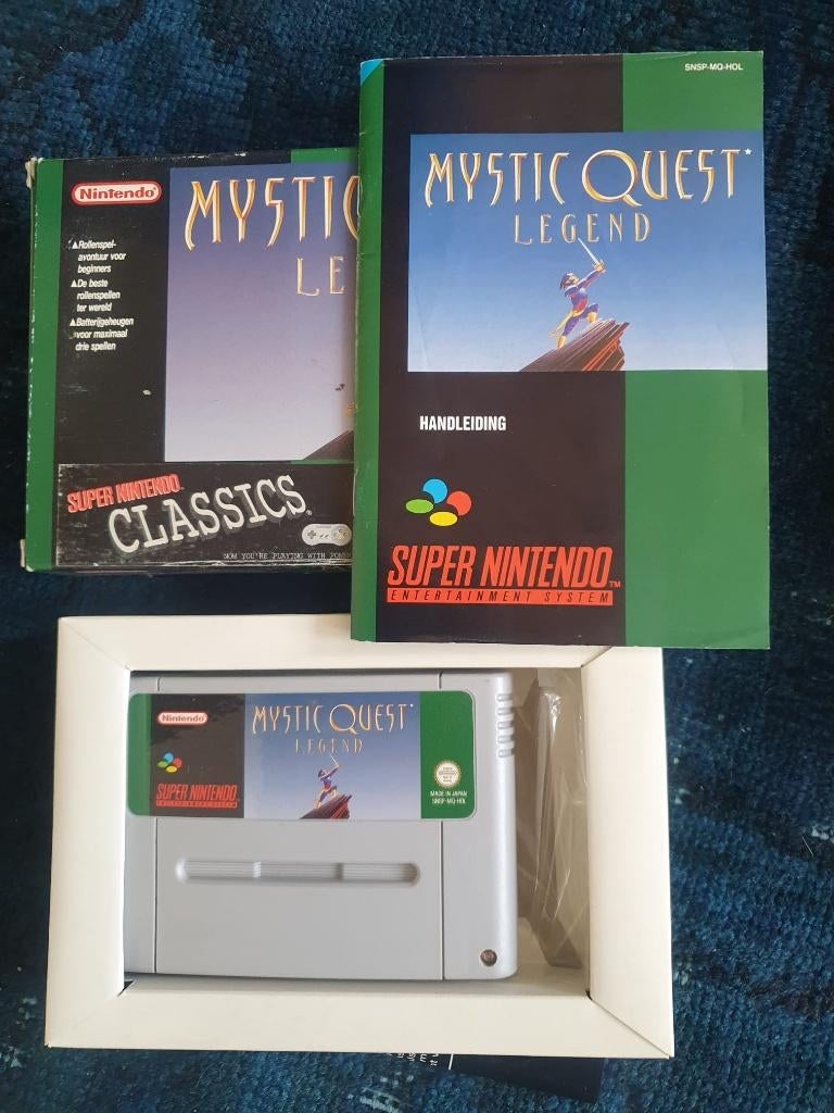 SNES Game - Final Fantasy - Mystic Quest PAL versie, Spelcomputers en Games, Games | Nintendo Super NES, Gebruikt, 1 speler, Ophalen of Verzenden