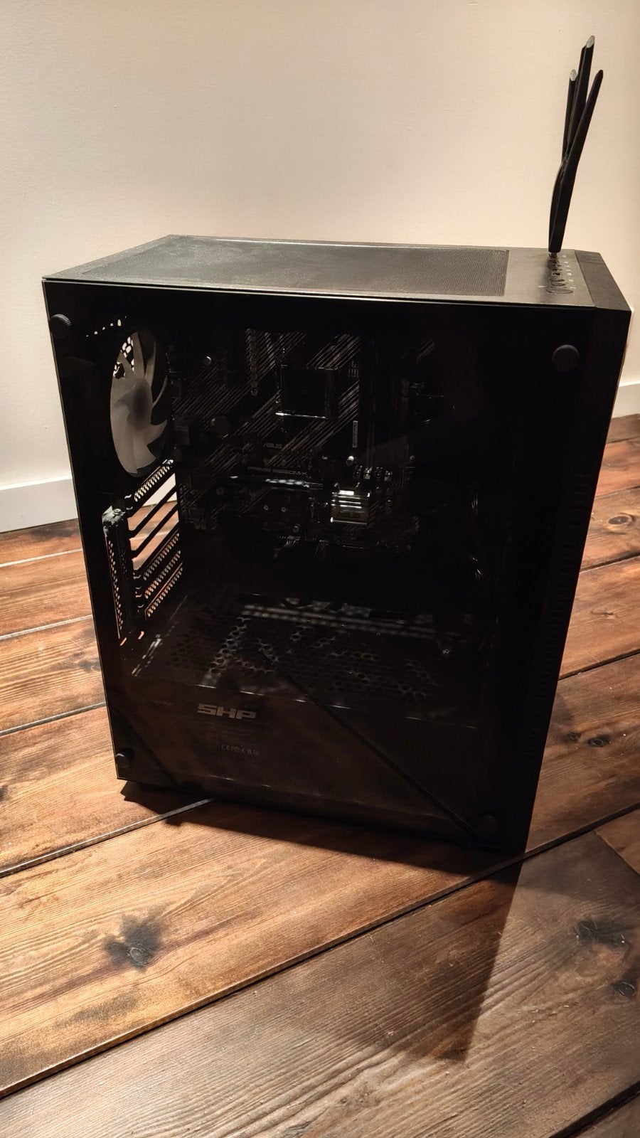 Pc kast + Moederbord + PSU + fans, Computers en Software, Computerbehuizingen, Ophalen of Verzenden, Zo goed als nieuw