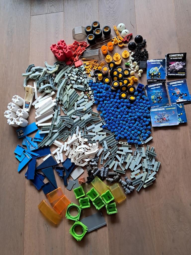 Fisher-price construx vintage constructie speelgoed, Kinderen en Baby's, Speelgoed | Bouwstenen, Ophalen of Verzenden, Gebruikt