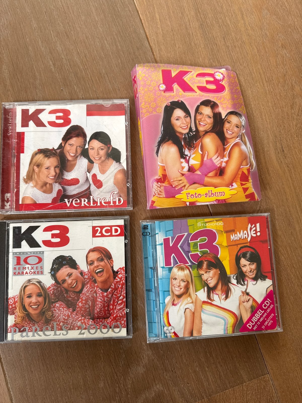 K3 CD's en Foto-insteekalbum, Cd's en Dvd's, Cd's | Kinderen en Jeugd, Ophalen of Verzenden, Gebruikt, Muziek