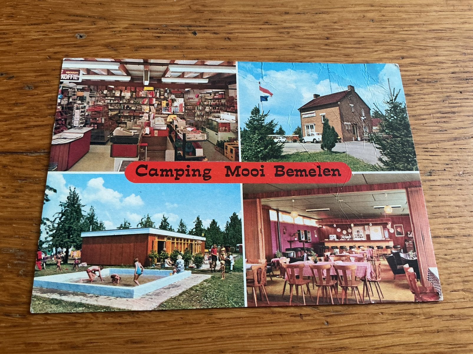 V568 Camping Mooi Bemelen supermarkt VOUWEN, Verzamelen, Ophalen of Verzenden, 1960 tot 1980