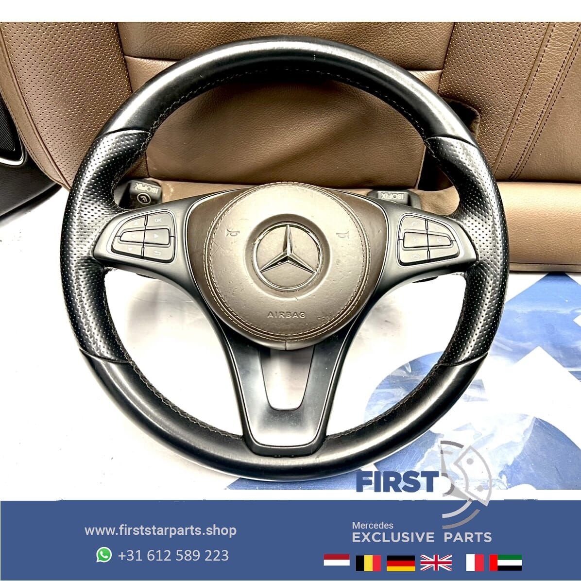 ORIGINEEL MERCEDES STUUR 2016-2019 A B C CLA E GLA GL GLK CL, Gebruikt, -, Ophalen of Verzenden, -