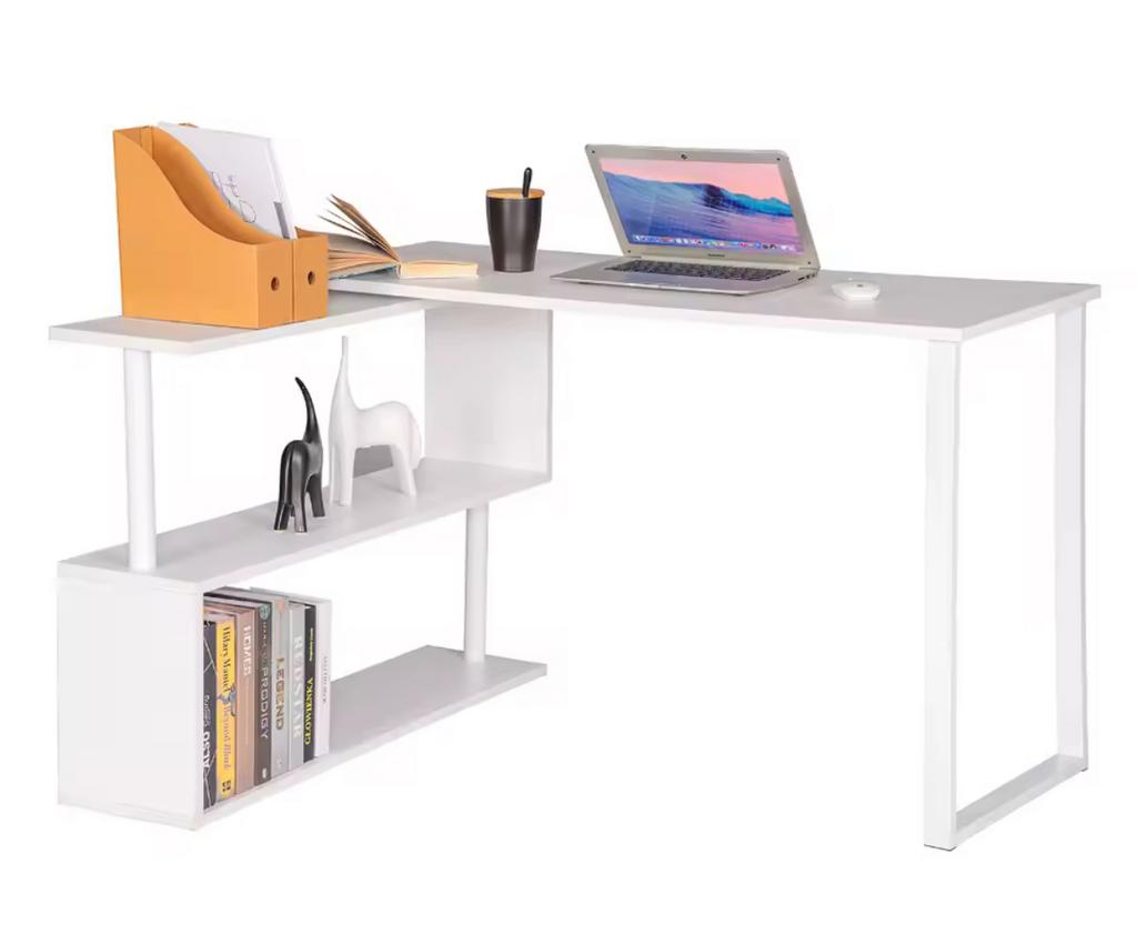 Modern bureau met zijplanken - nageltafel, Ophalen, Zo goed als nieuw