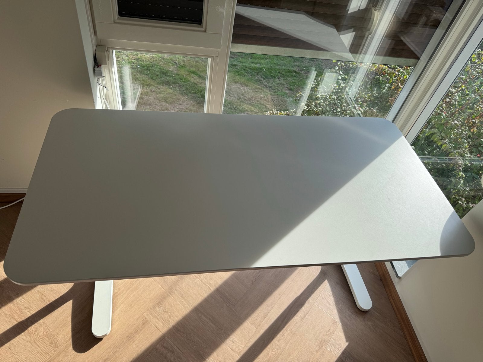 IKEA BEKANT Bureau Wit 160x80 - Goede staat, Huis en Inrichting, Ophalen, Gebruikt, IKEA, Wit