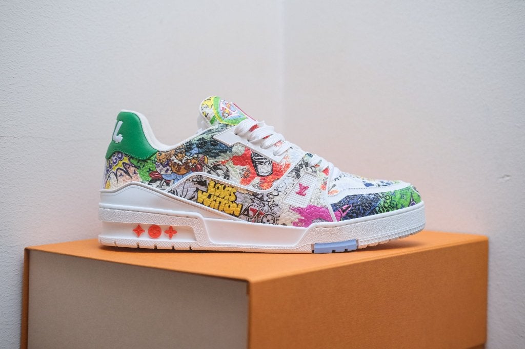 Louis Vuitton LV Trainer Comic Motif (SS23), Overige kleuren, Nieuw, Ophalen of Verzenden, Sneakers of Gympen