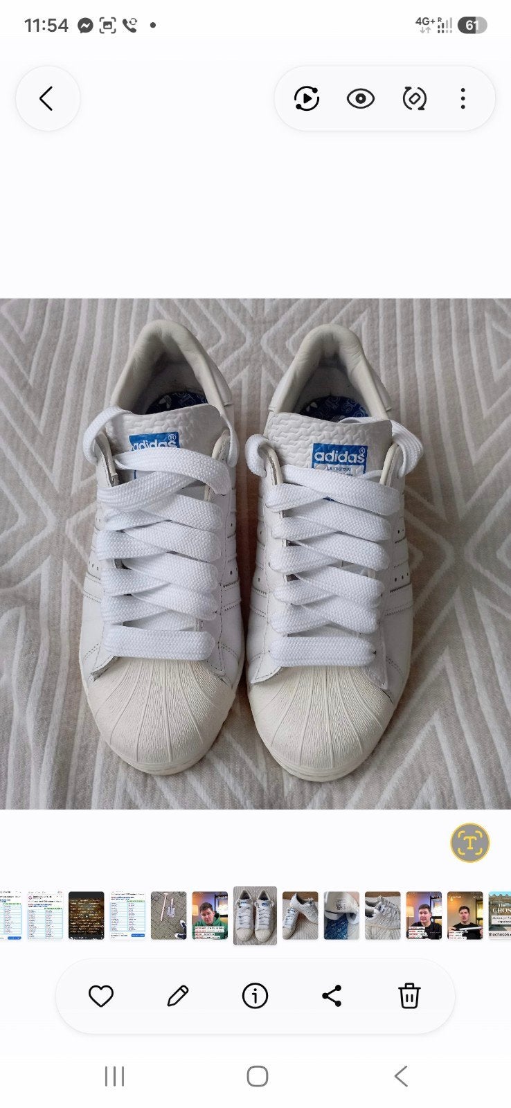 Adidas Superstar sneakers wit - Maat 41, Ophalen of Verzenden, Wit