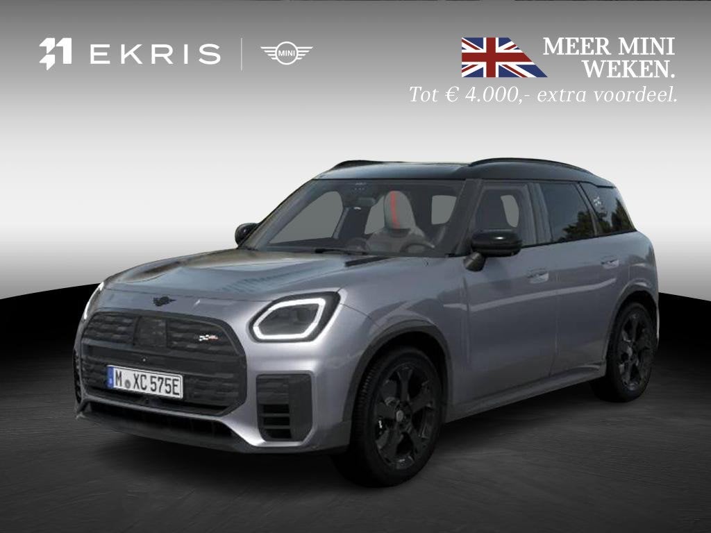 MINI Countryman E John Cooper Works Uitvoering | Pakket L, Auto's, Stof, Zwart, Countryman, 67 kWh