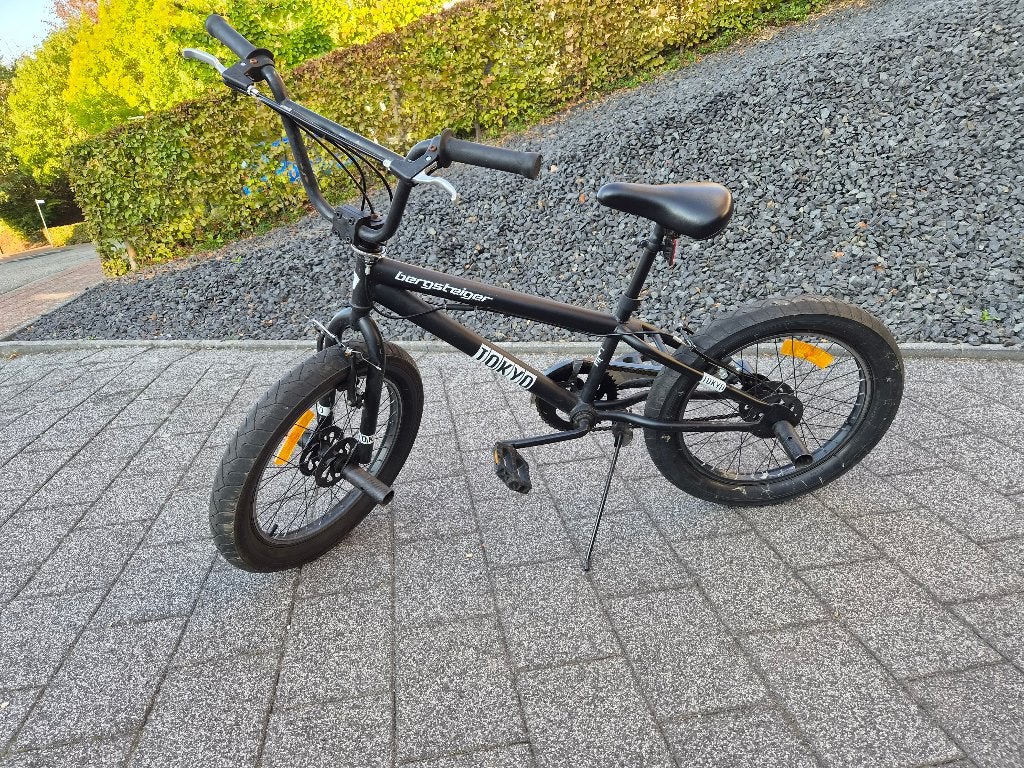 Fiets stunt - freestyle en crossfiets vanaf 9 jaar zwart, Velgrem, Ophalen, Overige merken, Gebruikt
