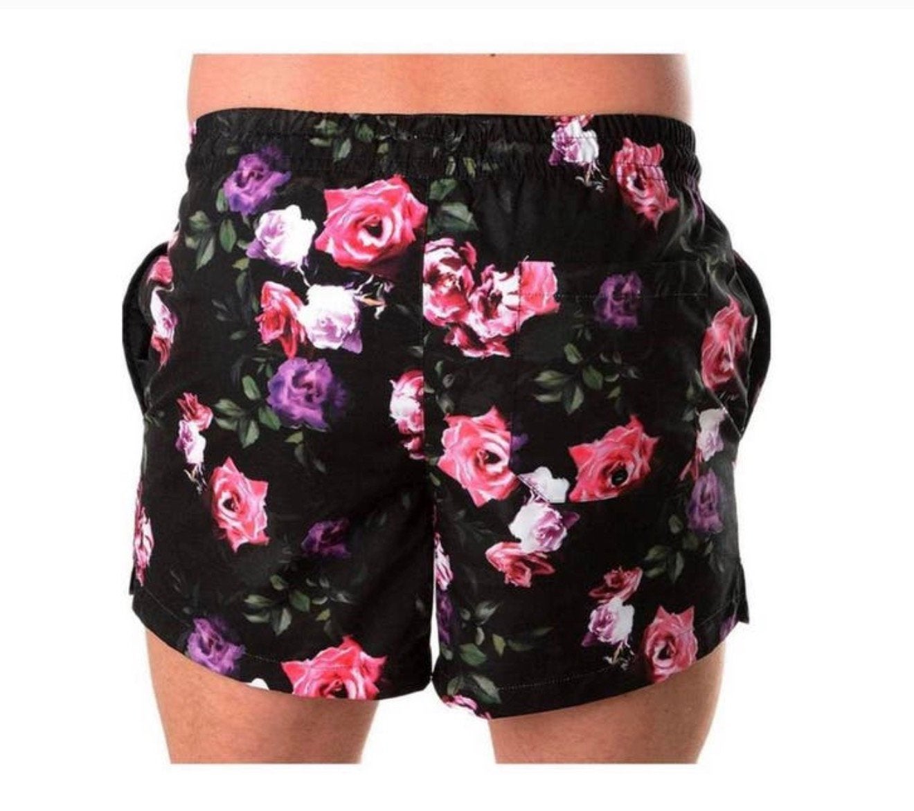 Sik Silk Oil Paint Standaard Zwemshorts zwembroek XS bloemen, Zwart, Ophalen of Verzenden, H, H
