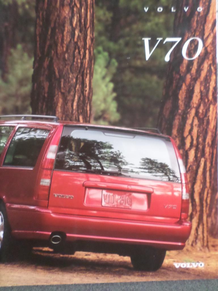 Volvo V70 1997 Brochure - USA, Ophalen of Verzenden, Zo goed als nieuw, Volvo