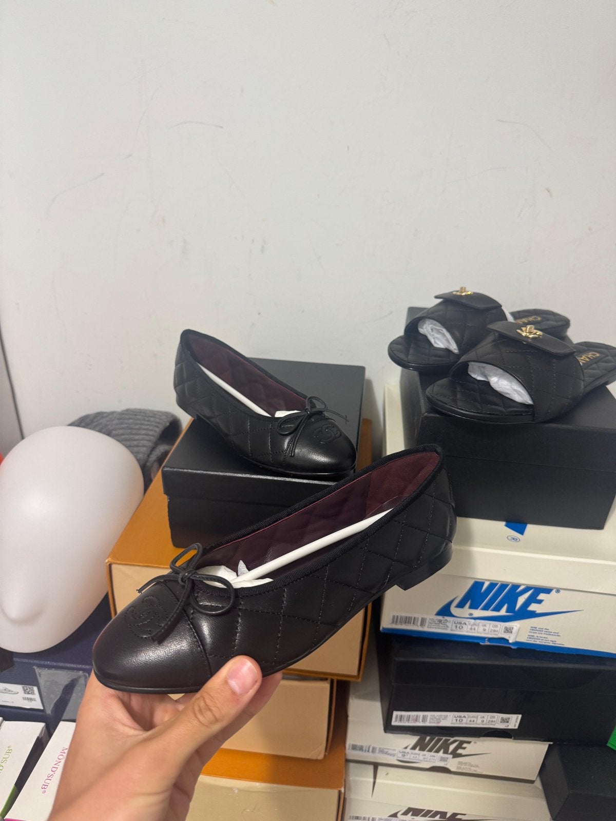 Chanel Classic Ballerina's zwart, Ophalen of Verzenden, Nieuw, Zwart