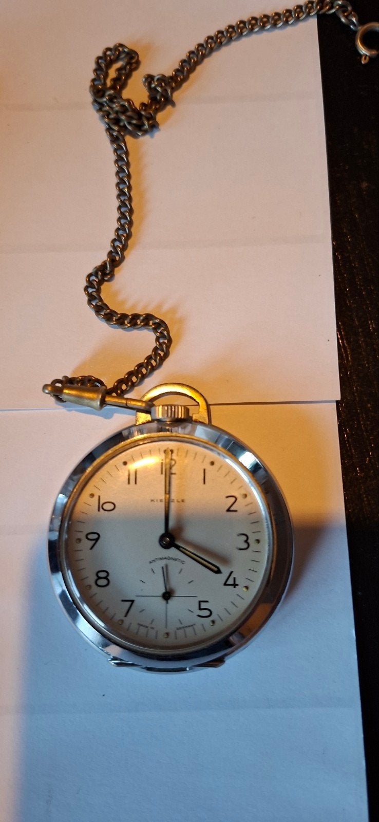 Kienzle Antimagetic Zakhorloge met Ketting, Ophalen of Verzenden