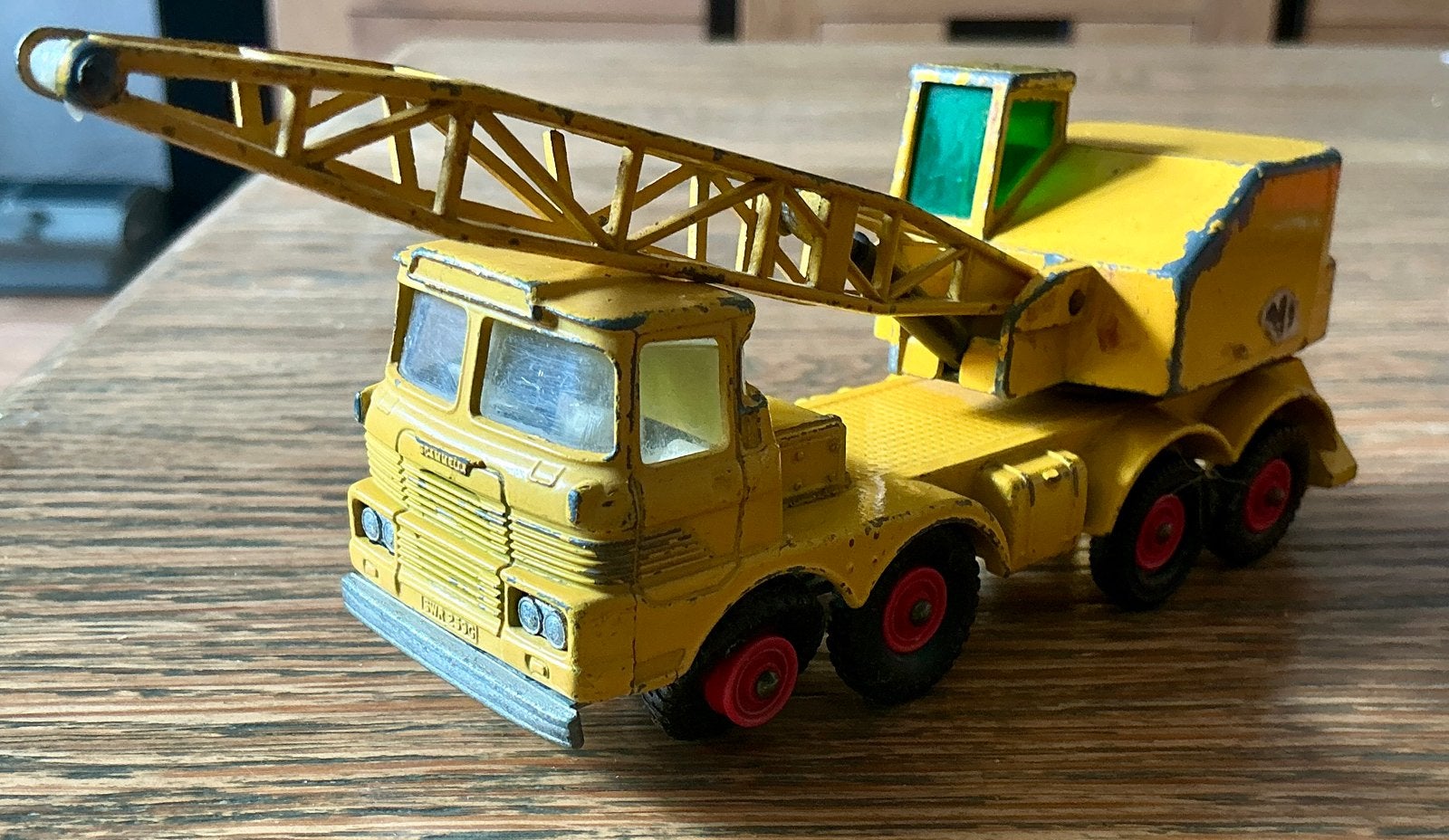 Oud Vintage Matchbox Kraan Takelwagen  Scammel mobile crane, Ophalen of Verzenden, Gebruikt, Bus of Vrachtwagen