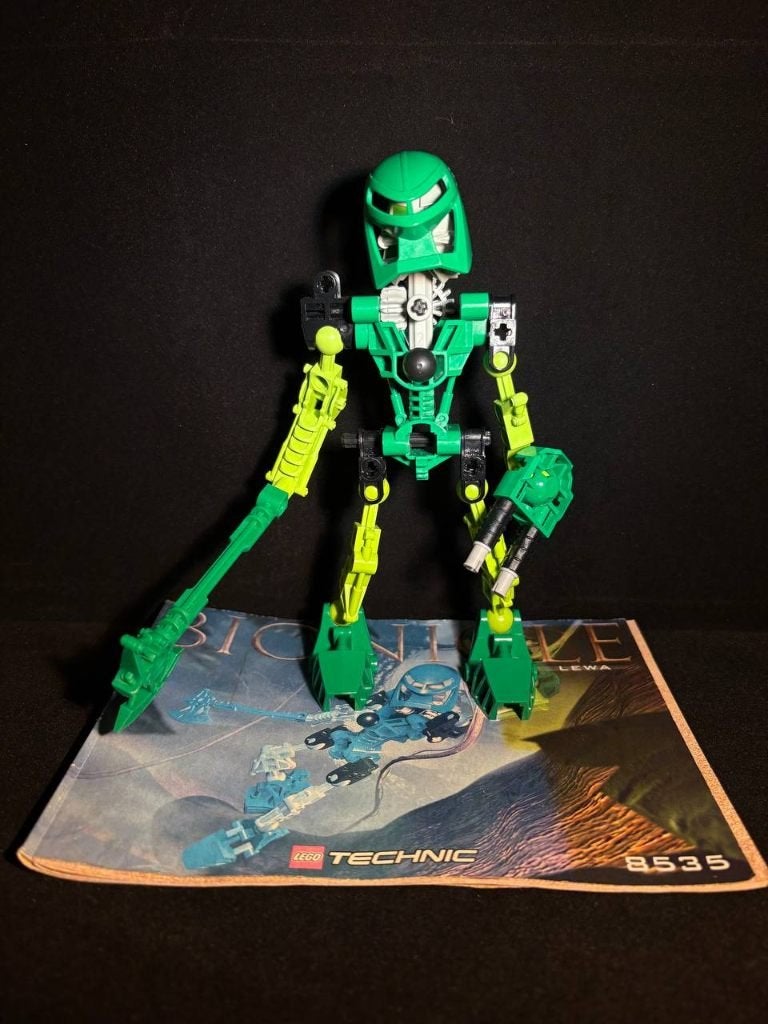 Lego Bionicle 8535 Lewa met instructie, Kinderen en Baby's, Speelgoed | Duplo en Lego, Bionicle, Lego, Ophalen of Verzenden, Zo goed als nieuw
