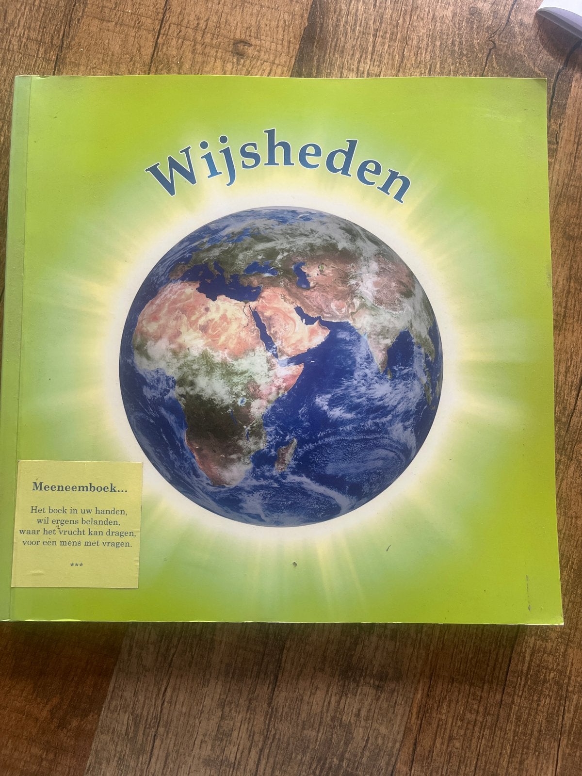Wijsheden - Meeneemboek over spiritualiteit en zelfontwikkel, Ophalen of Verzenden, Zo goed als nieuw, Spiritualiteit algemeen