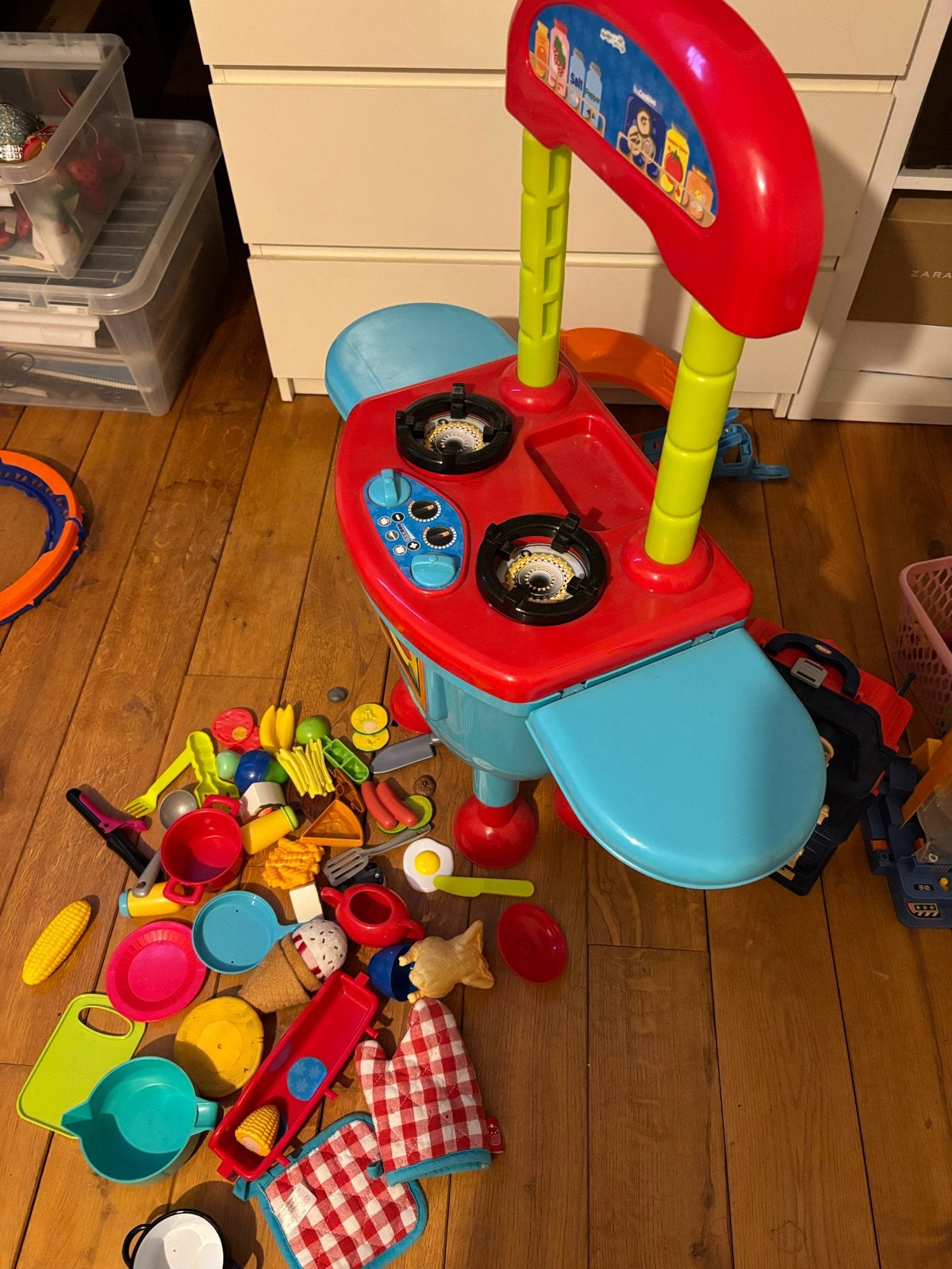 Speelgoedkeuken met accessoires en geluid, Ophalen, Zo goed als nieuw, Ontdekken, Met geluid