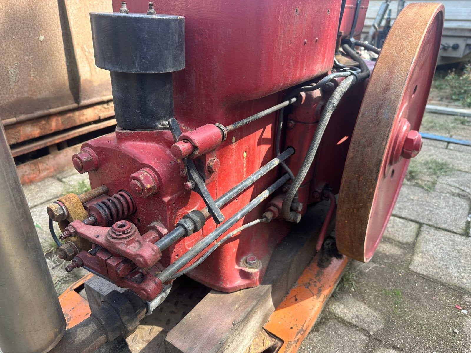 Deutz stationaire motor - Typeplaatje ontbreekt, Ophalen