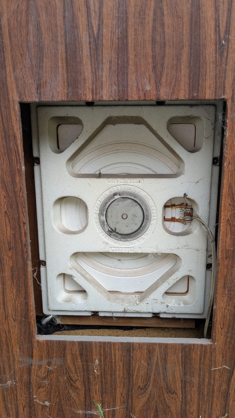 vintage Poly-Planar luidspreker gratis af te halen, Audio, Tv en Foto, Luidsprekers, Gebruikt, Overige typen, Minder dan 60 watt