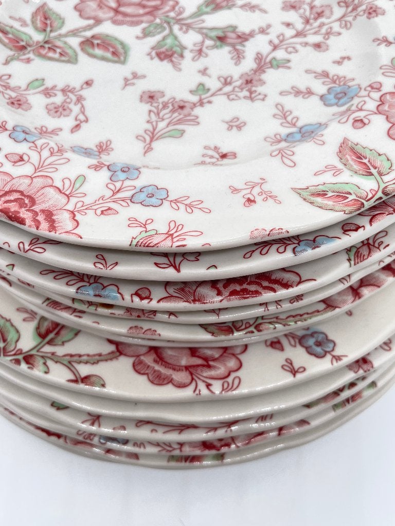 Titel: Johnson Bros Rose Chintz 12-delig– 6 personen, Ophalen, Gebruikt, Overige merken, Landelijk/Boerenbont