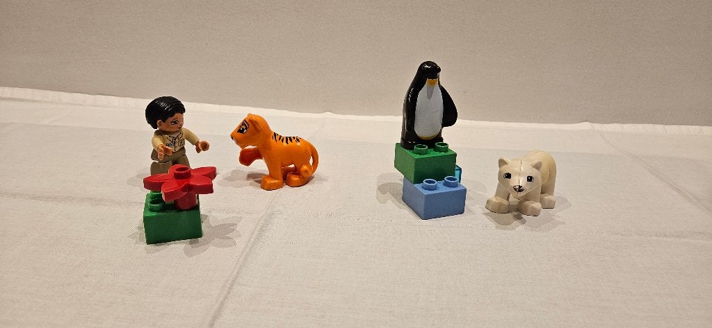 LEGO Duplo Ville Dieren verzorgen - 5632 - Zoo Friends 10501, Kinderen en Baby's, Ophalen of Verzenden, Gebruikt, Complete set