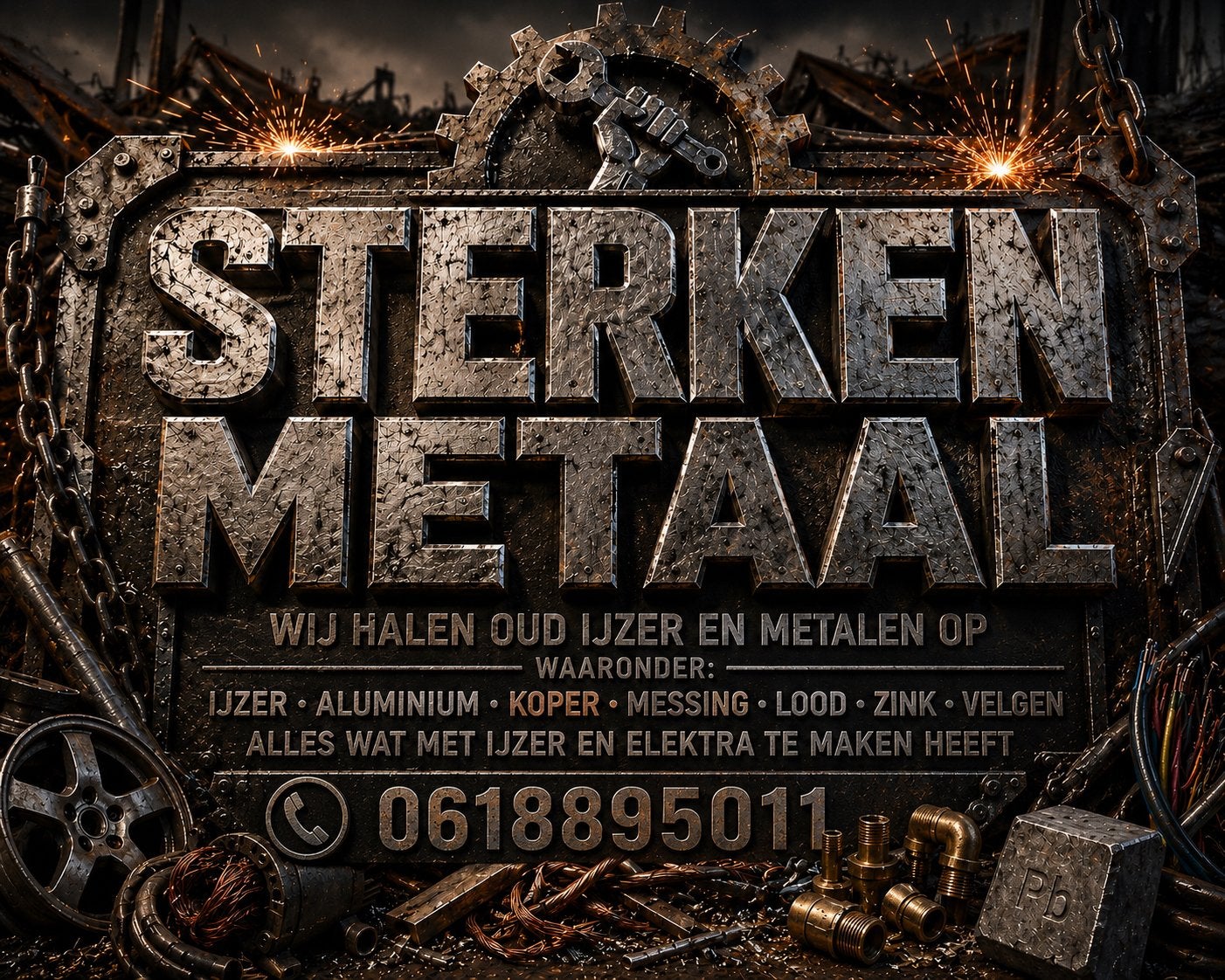 Gratis oud ijzer & metalen ophalen Helmond en omstreken, Ophalen of Verzenden, Gebruikt, IJzer