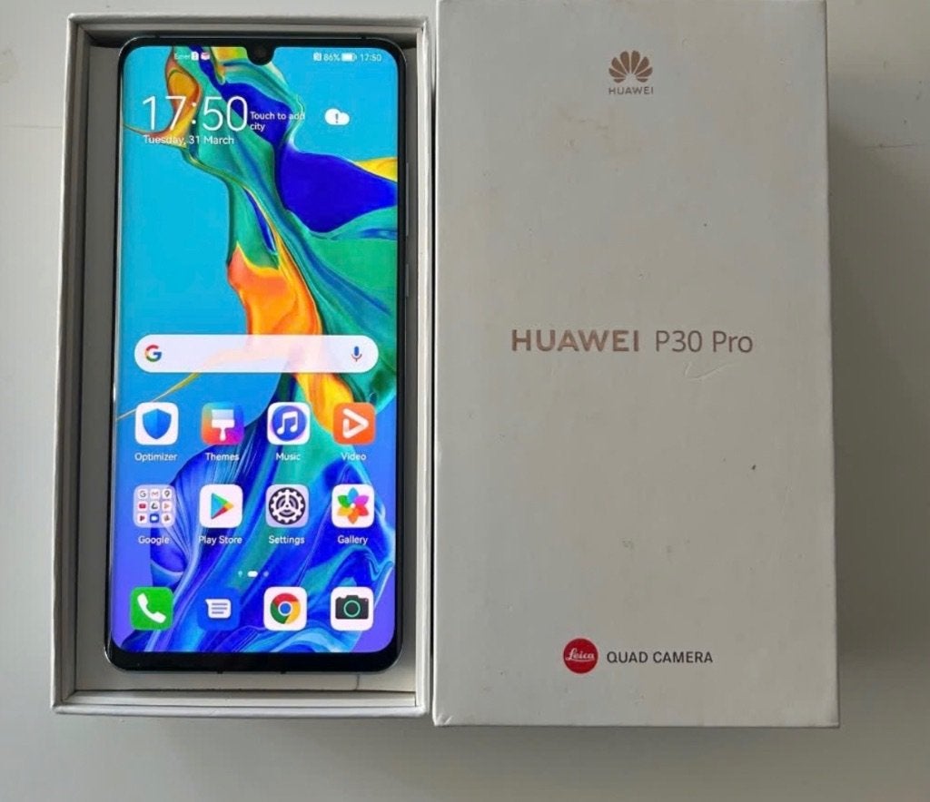Te koop/ruilen en ZGAN Huawei P30 pro 128gb met Android, Blauw, Ophalen of Verzenden, Zo goed als nieuw, Zonder simlock
