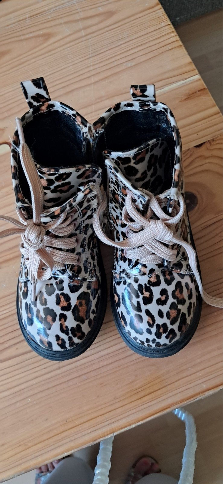 Leopardprint Laarzen voor Kinderen - Maat 24, Gebruikt, Jongen of Meisje, Ophalen of Verzenden, Laarzen