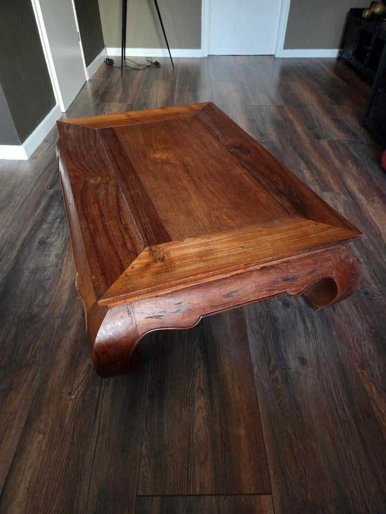 Salontafel, Gebruikt, 100 tot 150 cm, Klassiek, Teakhout