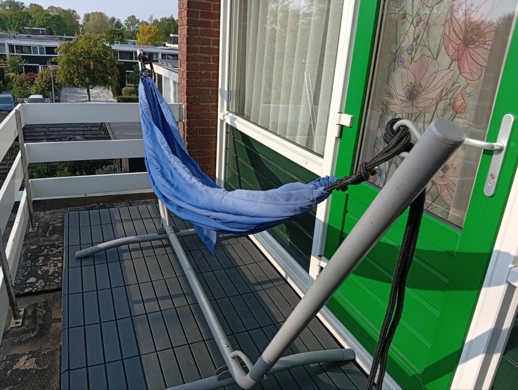 IKEA Standaard met hangmat, Tuin en Terras, Hangmatten, Gebruikt, Ophalen
