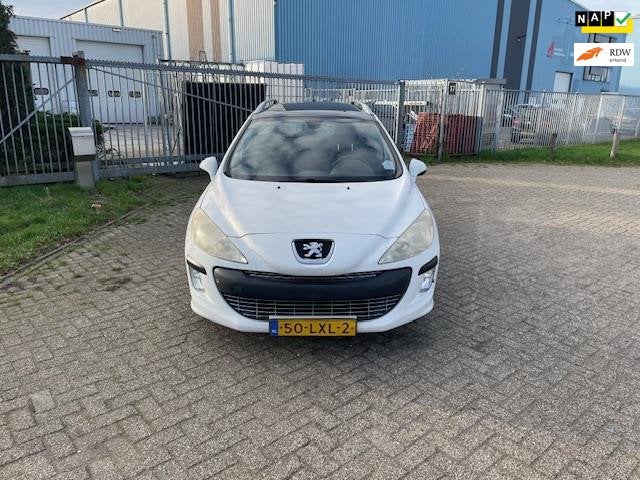 Peugeot 308 SW 1.6 HDiF XS Panorama Dak !, Voorwielaandrijving, Gebruikt, 4 cilinders, Wit
