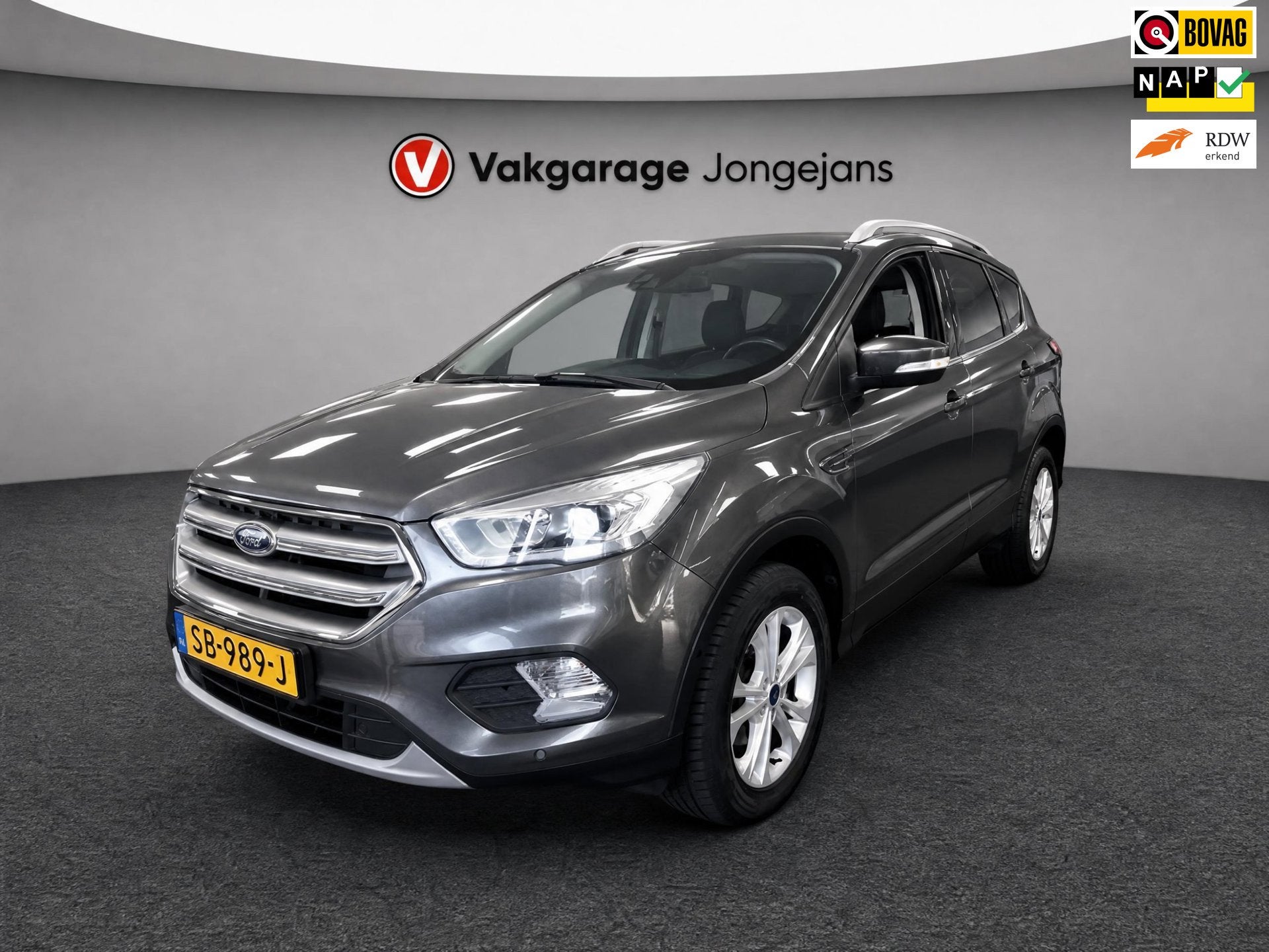 Ford Kuga 1.5 EcoBoost Titanium, Auto's, Ford, Stof, 4 cilinders, Origineel Nederlands, Bedrijf