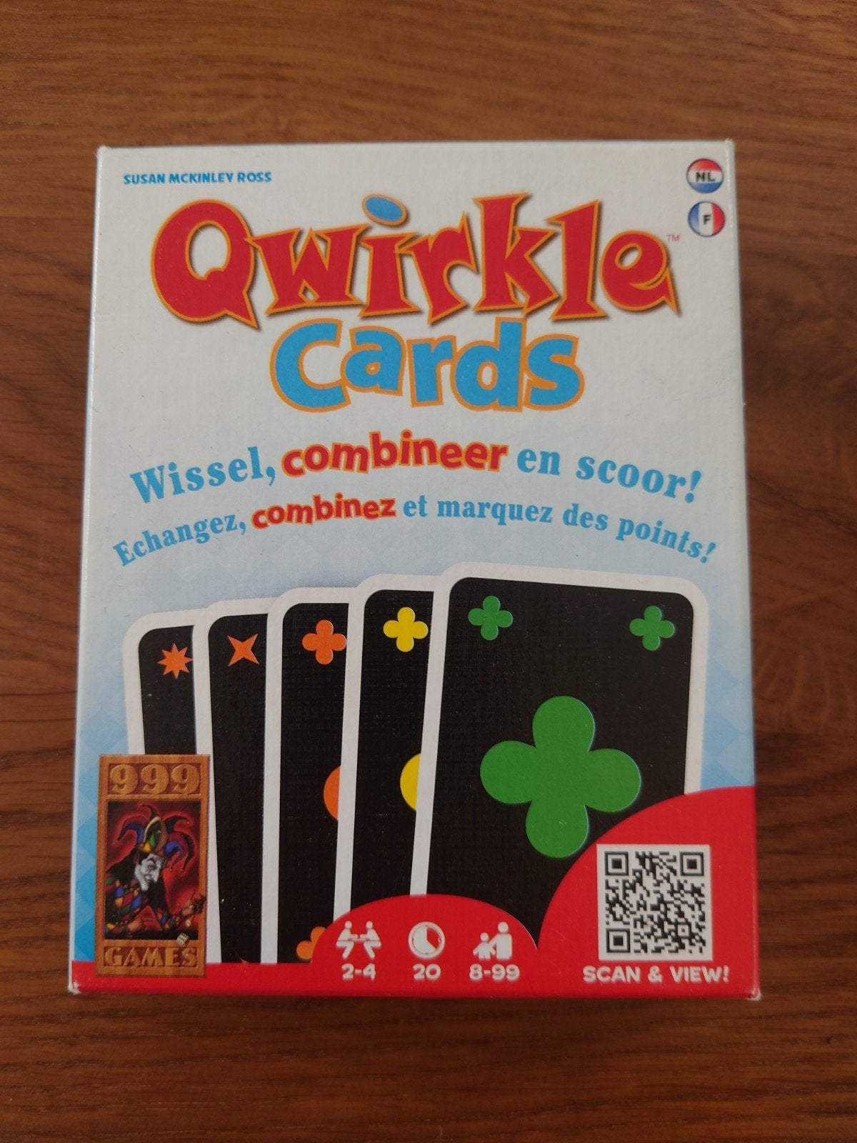 Qwirkle cards, Ophalen, Zo goed als nieuw, 999 Games