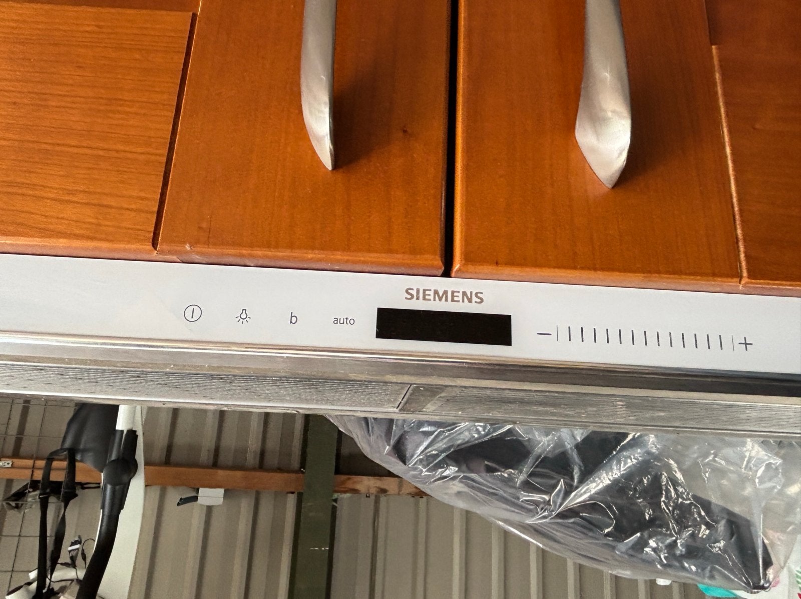 Siemens uitschuifbare afzuigkap - 90cm breed - Vlakschermkap, Ophalen, Gebruikt, Inbouw, Vlakschermkap