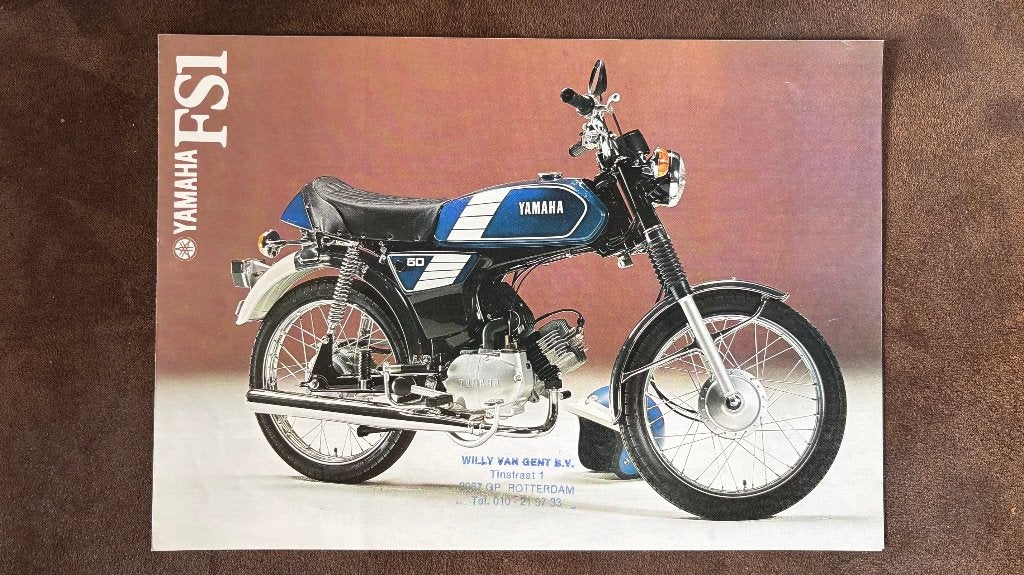 Yamaha FS1 folder model 3E9 bouwjaar 1980, Fietsen en Brommers, Ophalen of Verzenden