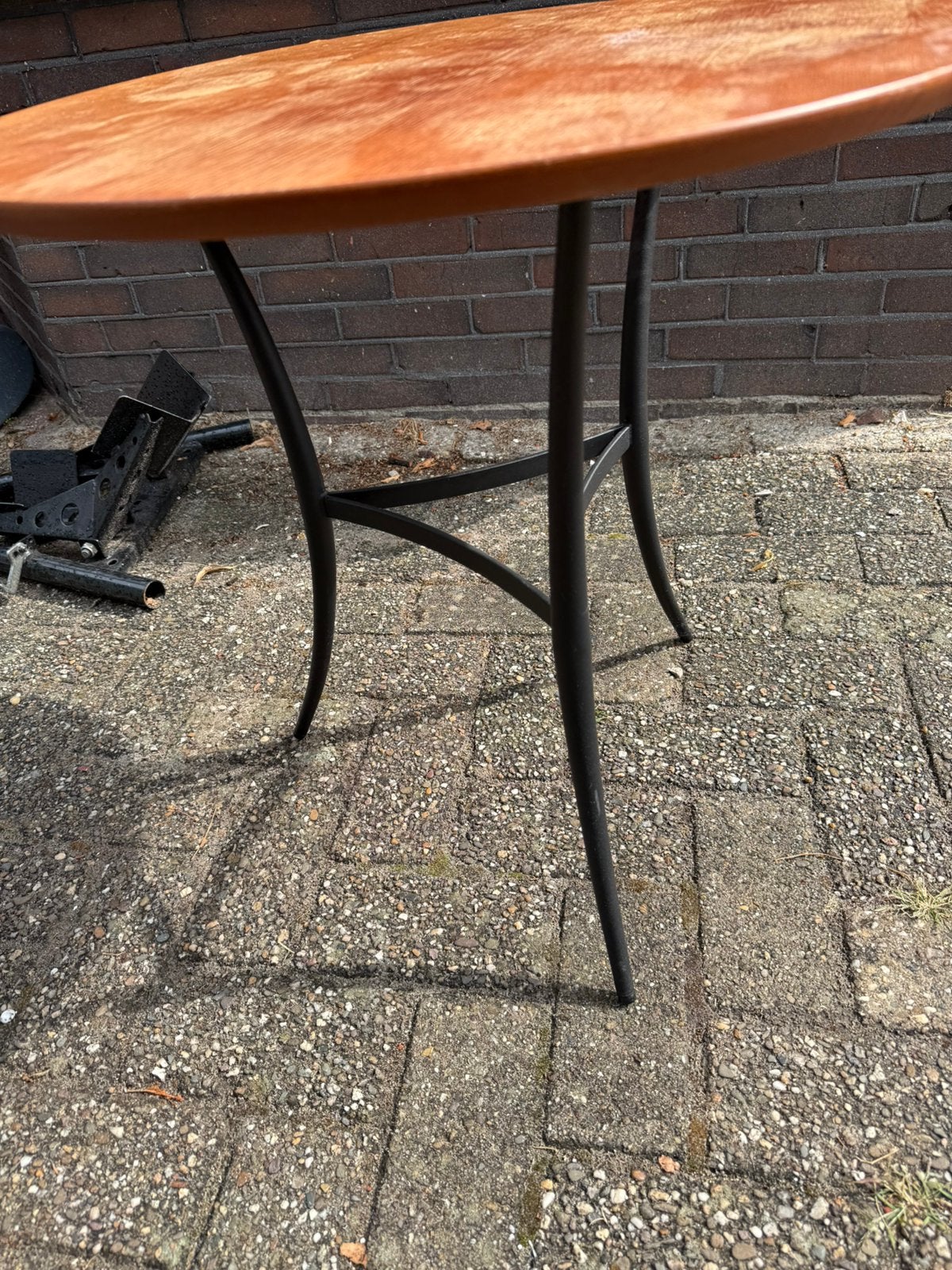 Diverse bijzet tafels, Huis en Inrichting, Tafels | Bijzettafels, Minder dan 55 cm, Gebruikt, Rond, Glas