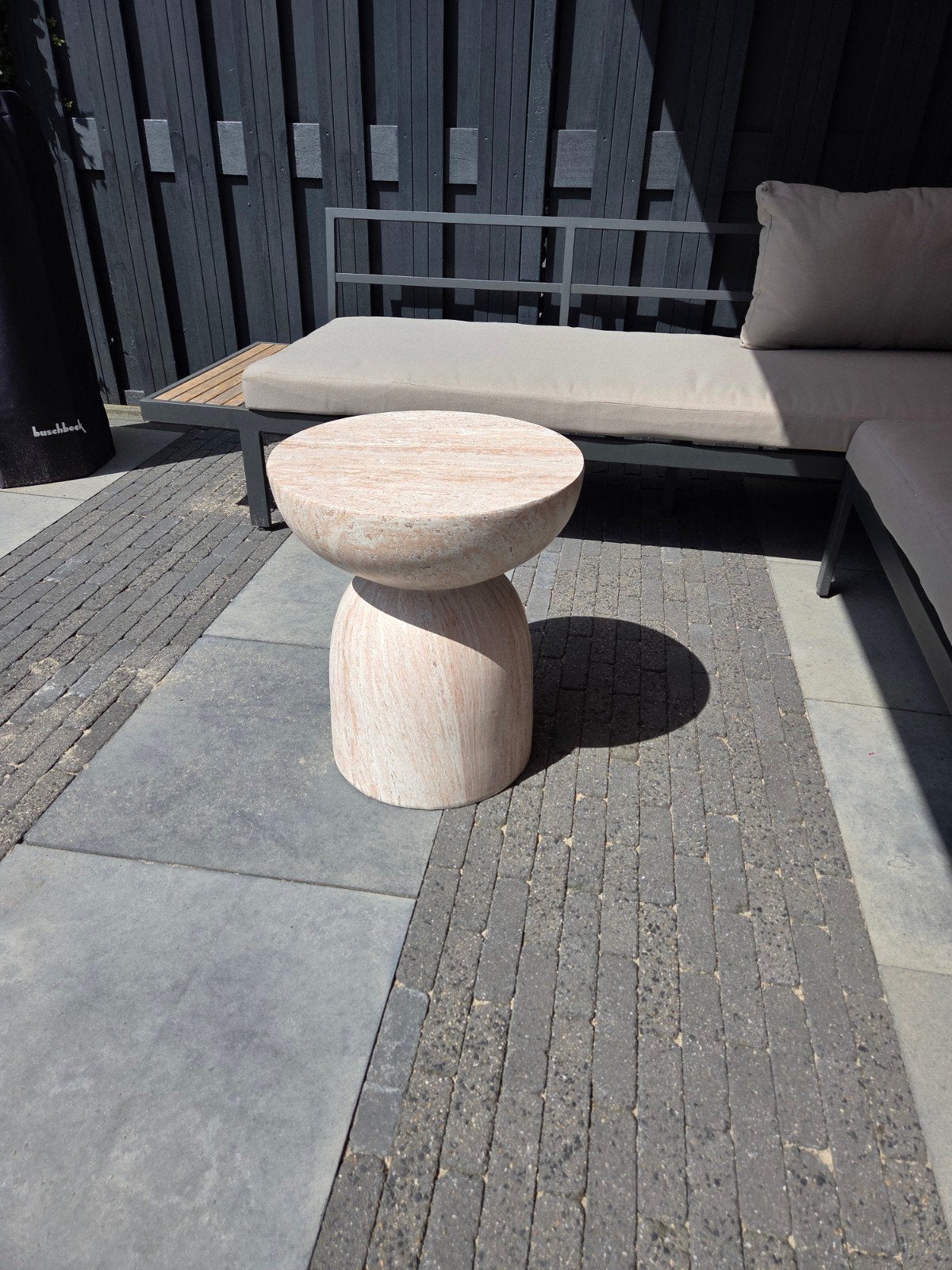 Stijlvolle Bijzettafel - Rond, Ophalen, Nieuw, Rond, Kunststof