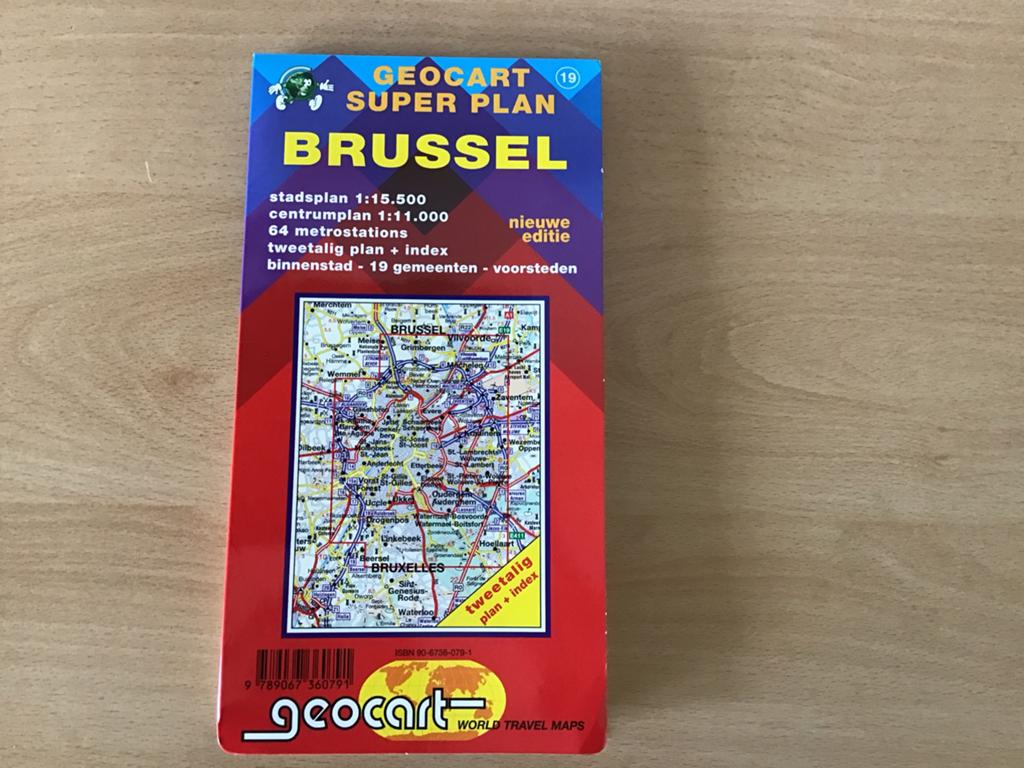 Brussel stadsplattegrond, 2000 tot heden, Ophalen of Verzenden, België of Luxemburg, Landkaart