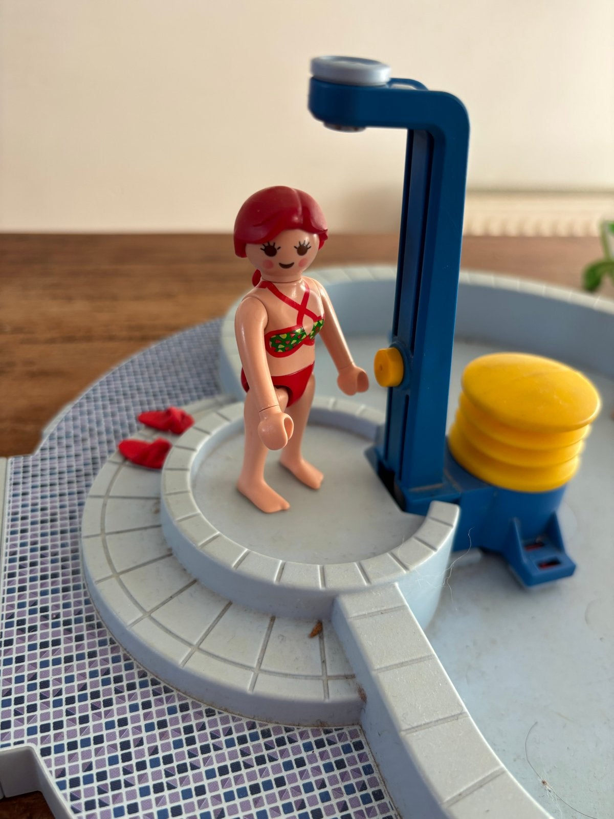 Playmobil zwembad met werkende pomp, Gebruikt, Complete set, Overige typen, Ophalen of Verzenden