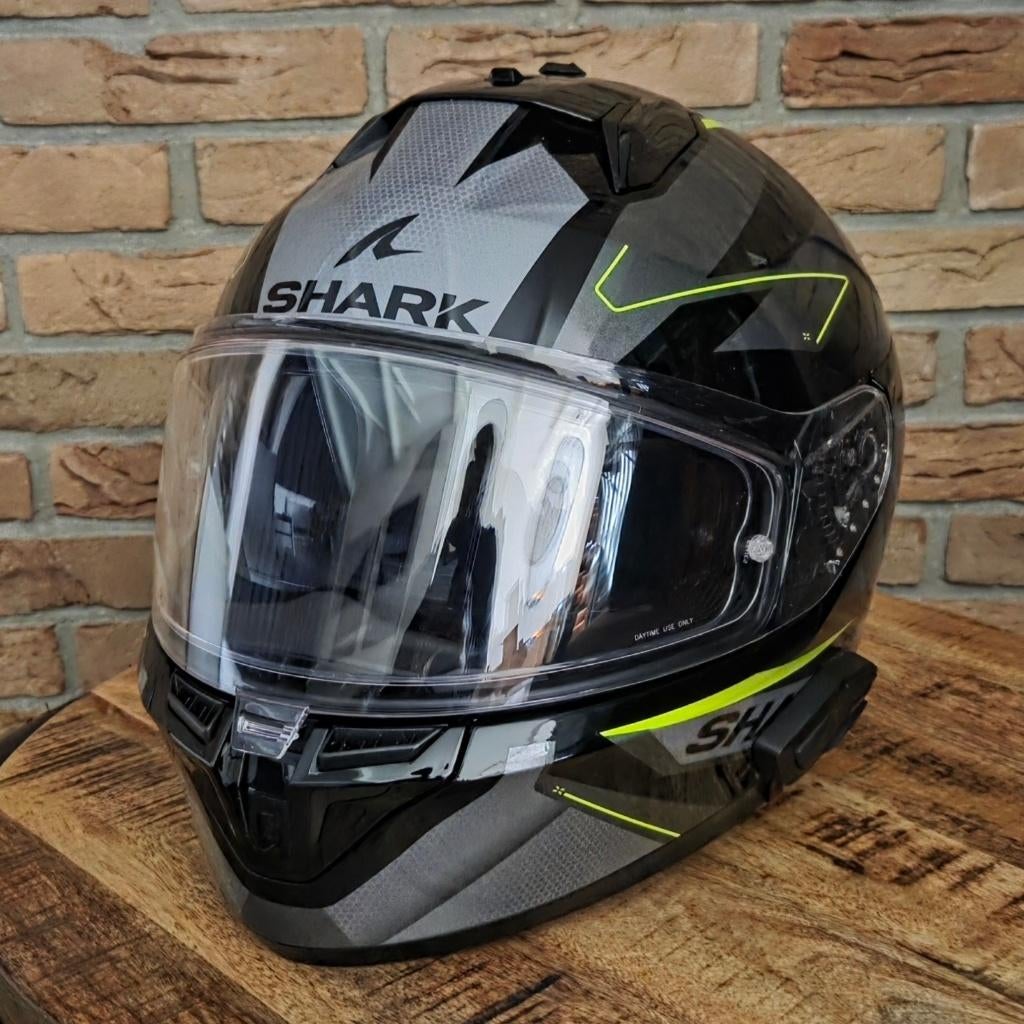 Shark D-skwal 3 met Sena communicatie Maat L, Ophalen, Shark, Integraalhelm, L