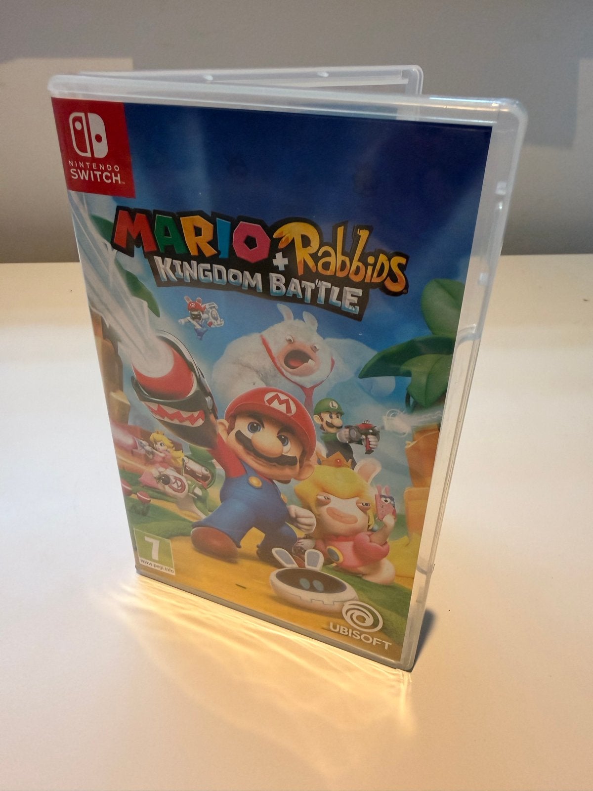 Mario + Rabbids Kingdom Battle Nintendo Switch, Ophalen of Verzenden, Zo goed als nieuw, Met games