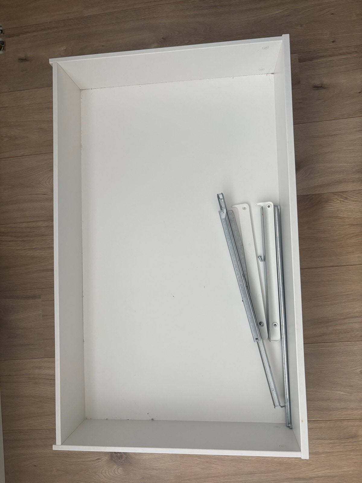 Ikea Pax Witte lade met rails, Ophalen, Overige materialen, Gebruikt, 1 of 2 laden