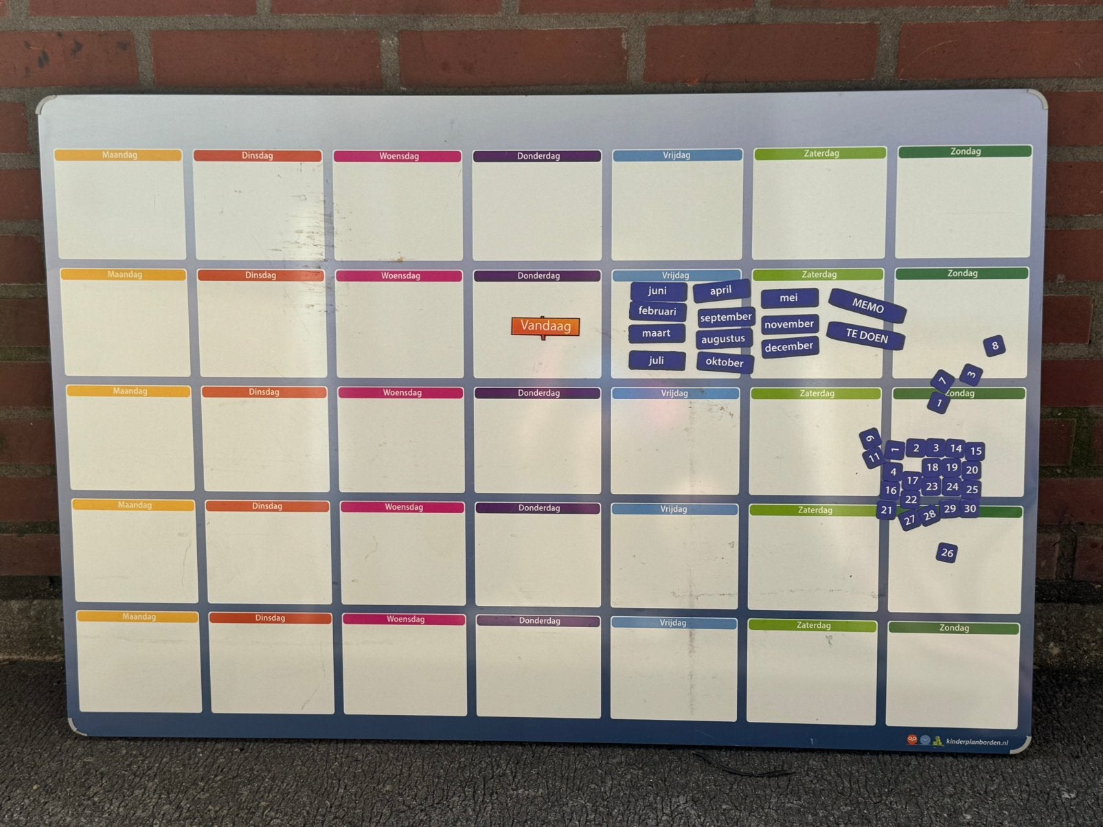 Planbord, Ophalen, Zo goed als nieuw