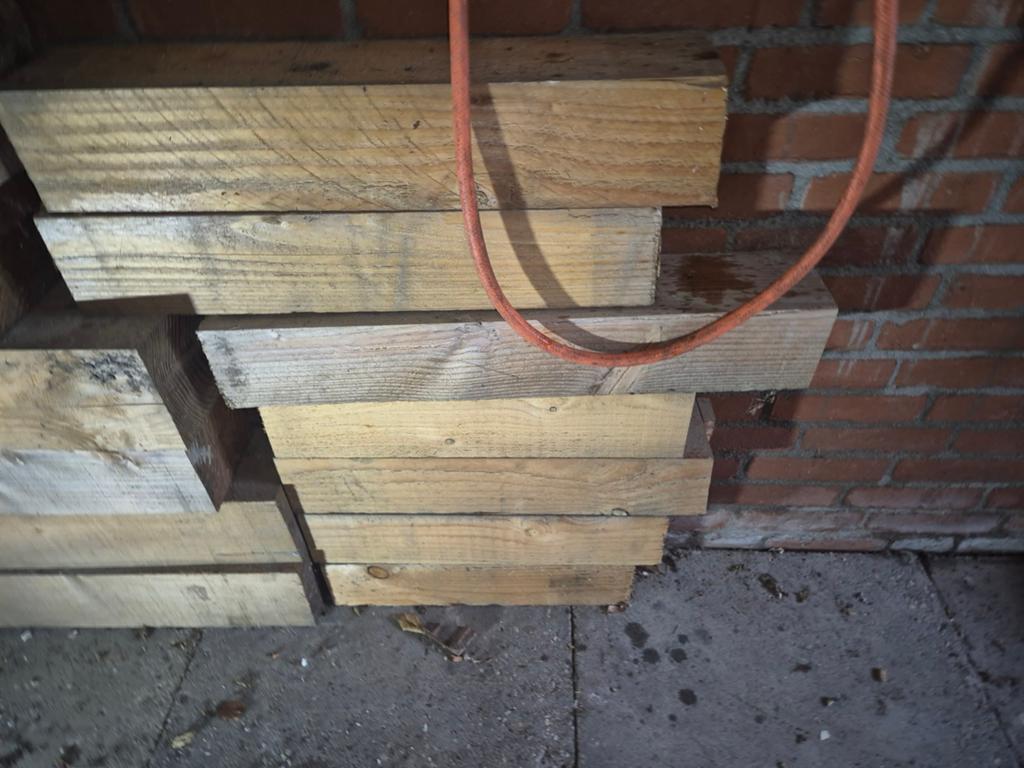 Douglas delen, Minder dan 25 mm, Ophalen of Verzenden, Plank, Minder dan 200 cm