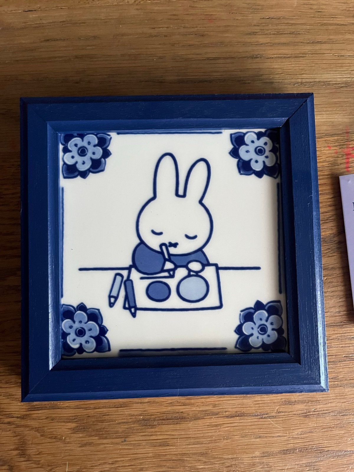 Royal Delft Miffy Tegeltje - Nijntje Schilderij, Ophalen of Verzenden