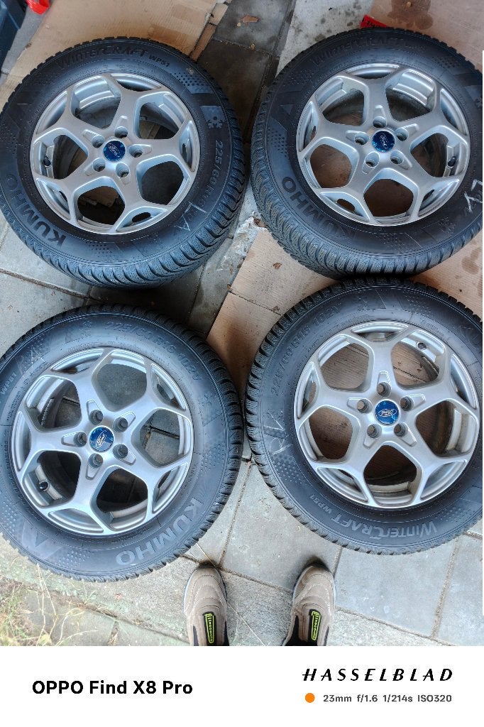 Ford C max, S max, Focus 16inch 5x108 winterbanden, Ophalen, Gebruikt, 16 inch, Banden en Velgen